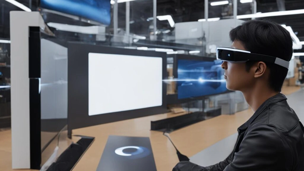 Close up on a plate of mashed potatoes, topped with baked pork chops with cream of mushroom soup, and a side of green beans.