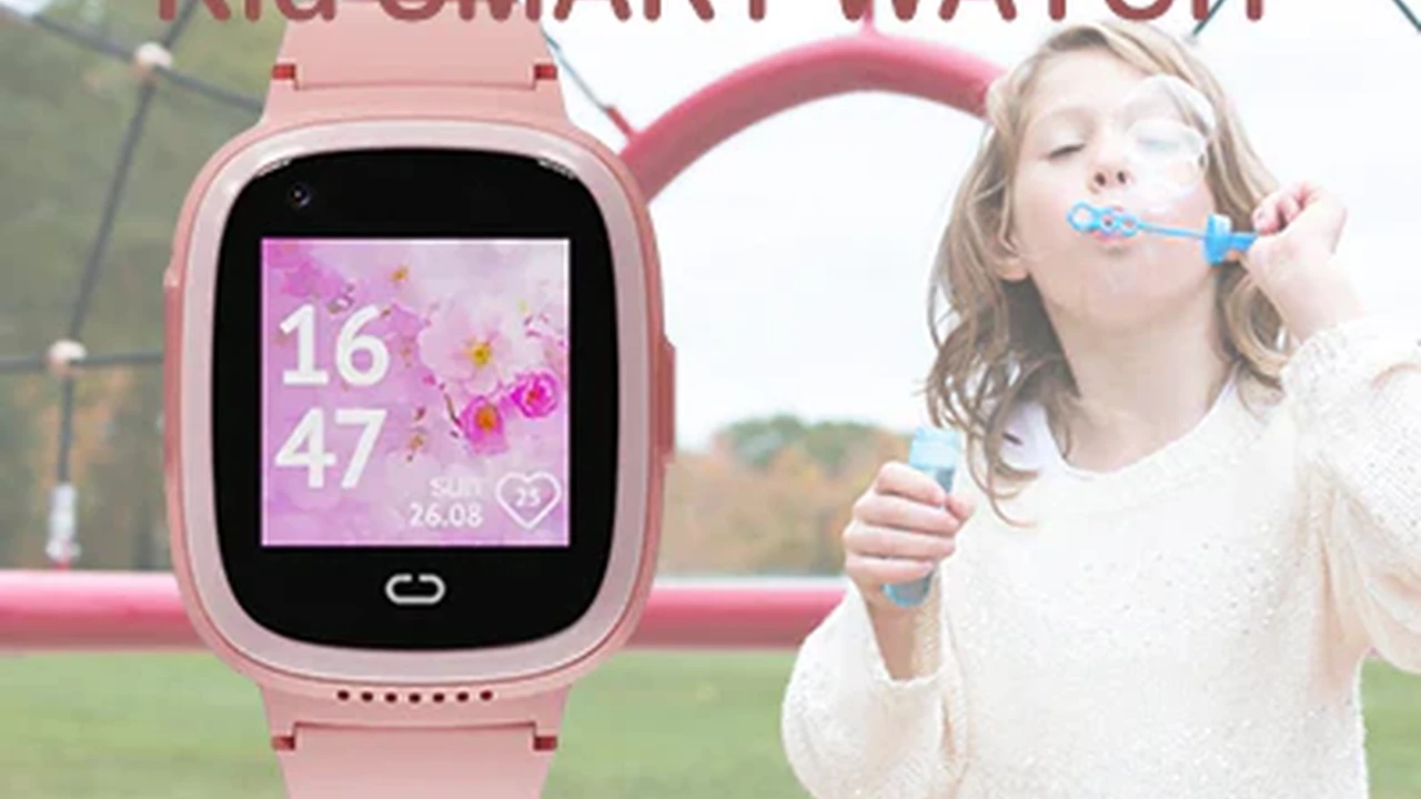 Close up on a plate of mashed potatoes, topped with baked pork chops with cream of mushroom soup, and a side of green beans.